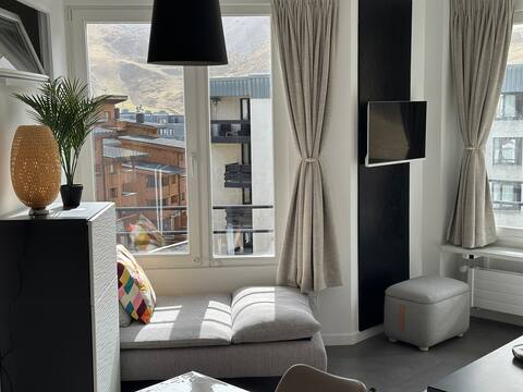 Successful Airbnb property: The Moutières setting in Tignes