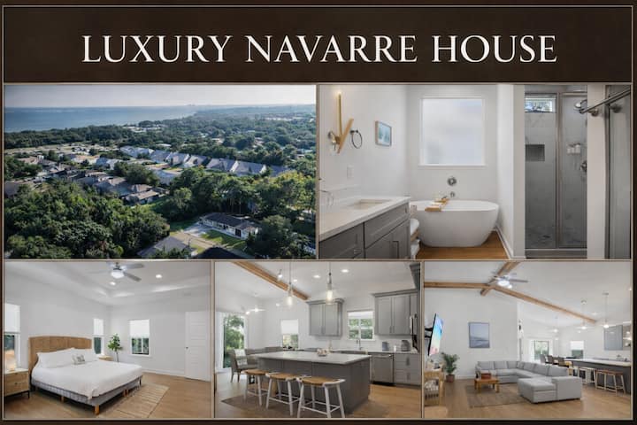 Luxury Coastal Home • 6 Min Navarre Beach • Slp 9 - Navarre, FL