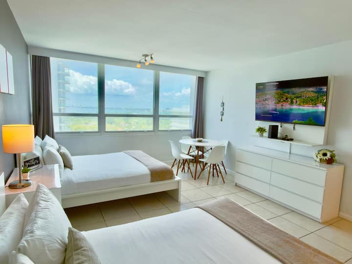 Creative Inn Apt 1519 Fresh Bay View Studio - 邁阿密海灘
