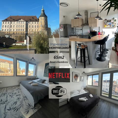 65 m² duplex overlooking the 3-star castle * * *