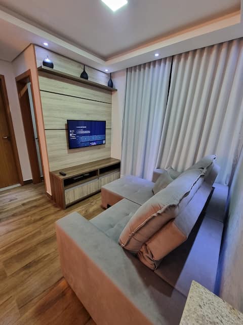 Popular Airbnb listing: Apt Londrina - Gleba Palhano - Rooms with air-conditioning in Londrina