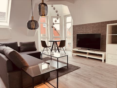 Coffee with a view in the tower loft