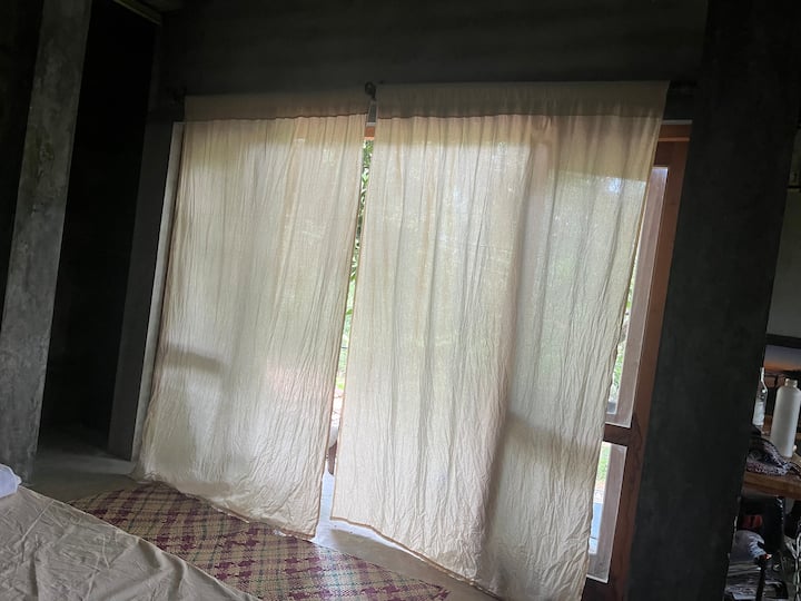 Curtains for cozy atmosphere