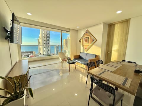 2-Bedroom Apartment, 9th Floor | Ocean view + pool + rooftop