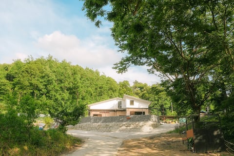 An accommodation where you can see the stars in the night sky through the skylight, and where there