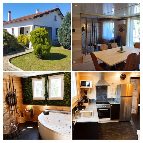 Cozy House 2 to 6 people 
Optional hot tub