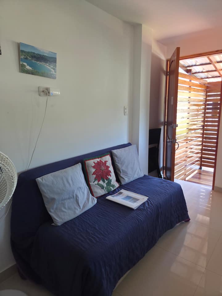 Encantador Loft Con Vista  A La Bahía De Taganga - Santa Marta, Colombia