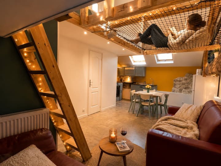 Le Perchoir • Loft Avec Filet Suspendu Proche Lac - Lake Annecy
