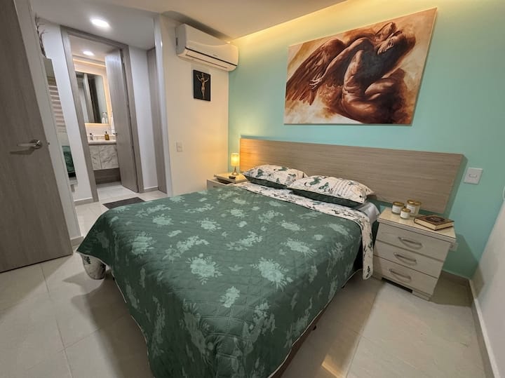 Climatisation / Chambre principale / Salle de bain privée / Eau chaude