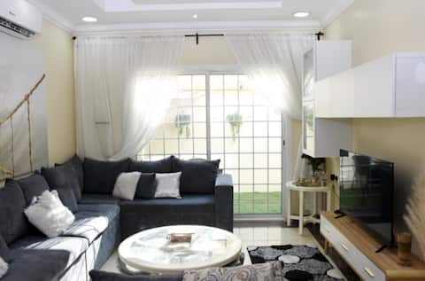 Apartment with 2 bedrooms, a living room, a kitchen and a sitting room