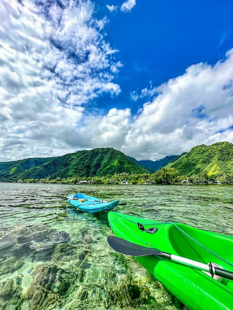 Terre & Mer Teahupo'o Tahiti house, kayaks included
