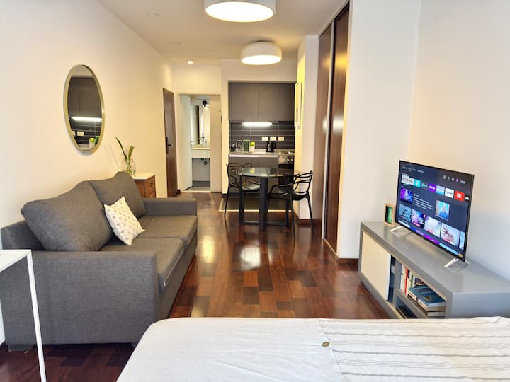 Monoambiente en Palermo con balcón