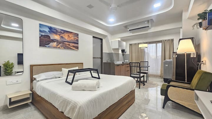 Bayside Studio 03 | Balcony + Work Desk | Khar W - Mumbai
