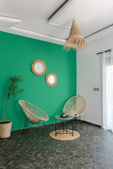 Successful Airbnb property: Apartment with a panoramic view 1st floor in Arrondissement D'el Mariniyine مقاطعة المرينيين