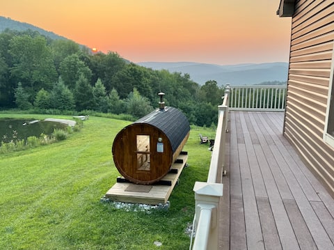 Mountain View - Sauna/Hot Tub/42acre/Private Lake