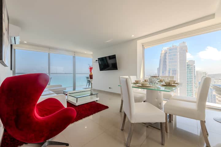 Luxurious Sea View & Historic Center “Morros City” - Cartagena