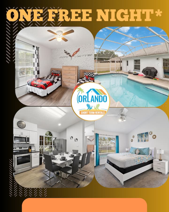 Robbins Rest • 4br Pool Near Disney
