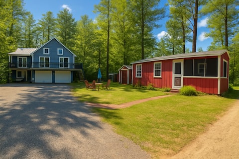 Two Birds Retreat at Bonny Eagle Pond!