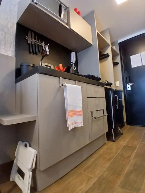 Top performing Airbnb: 400m from Tambaú beach. Double apartm.rooftop sea in João Pessoa
