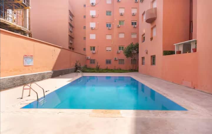Charme 1bdr 3min Gueliz Piscine-parking - Marrakech