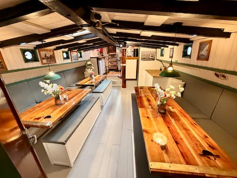 Large ship in Muiden