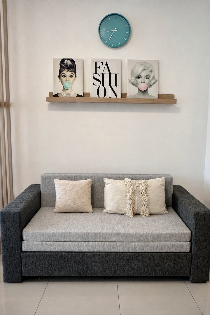 Apartamento de 1 quarto mobiliado com varanda em Chacarita