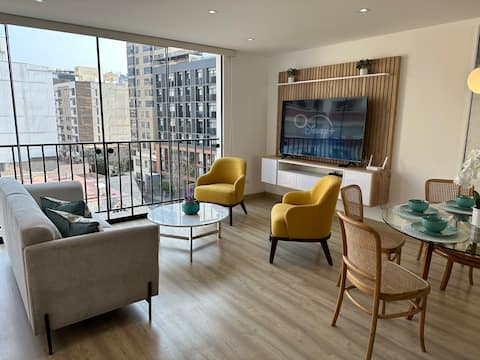 Airbnb con mejor rendimiento: Centrally located and luxurious apartment in Miraflores en Lima