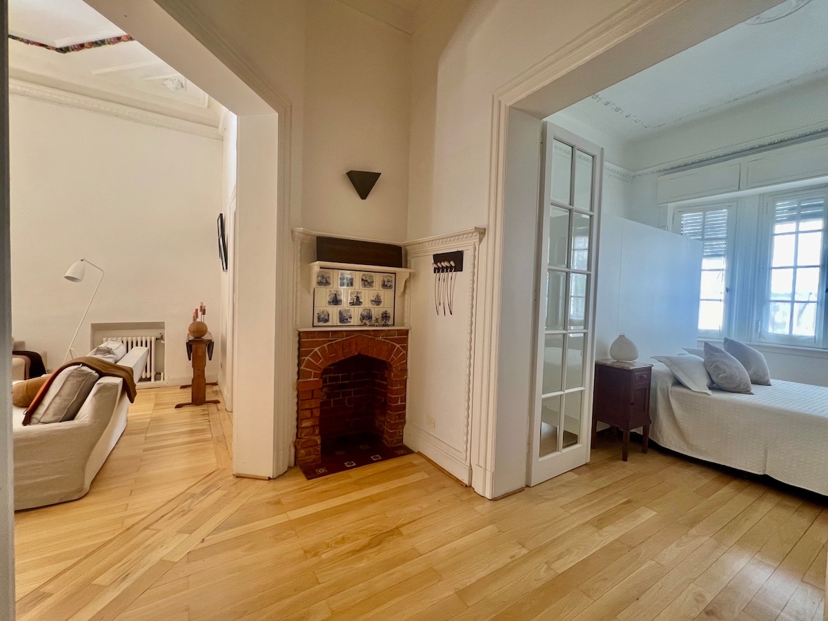 PH de 1 dormitorio con jardín, pileta y parrilla en Belgrano