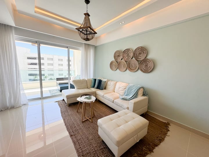 4g Juan Dolio 2br | Playa Cerca | Wifi+piscina+gym - Caribbean