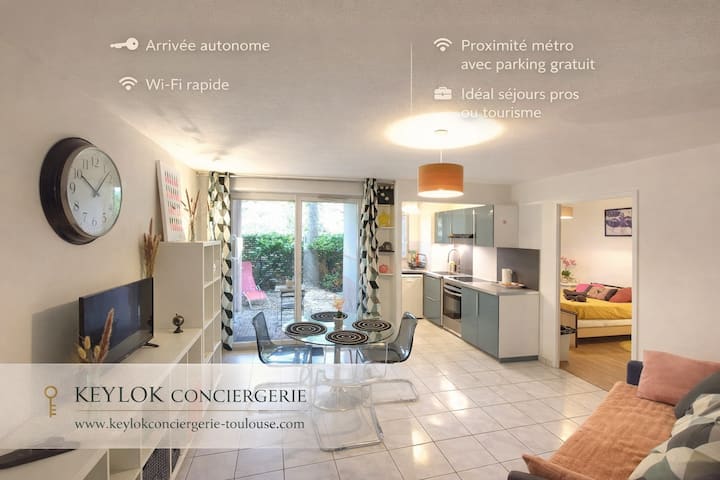 T2 Confortable Toulouse - Loisirs & Pro - Wifi - Toulouse