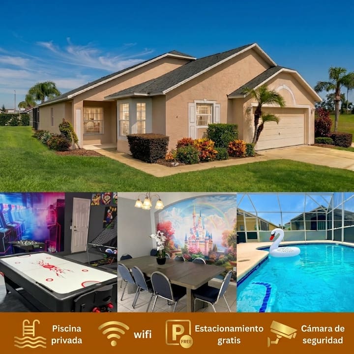 Premium-style Villa | Pool, Game Room & Near Parks - Davenport, FL