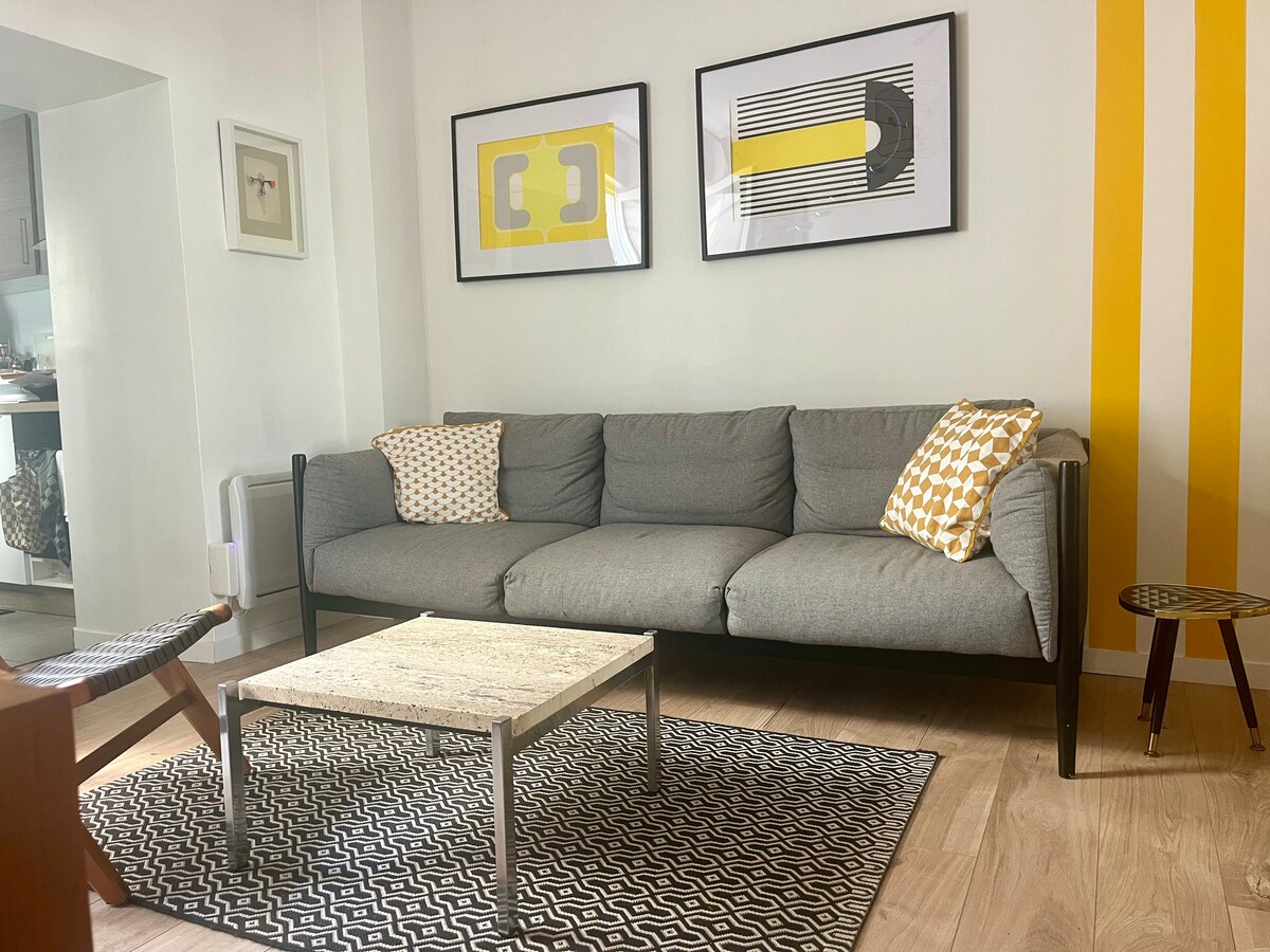 Top Airbnb: F2 Nancy terrace & thermal office Majorelle Gare in Diocèse De Nancy Toul