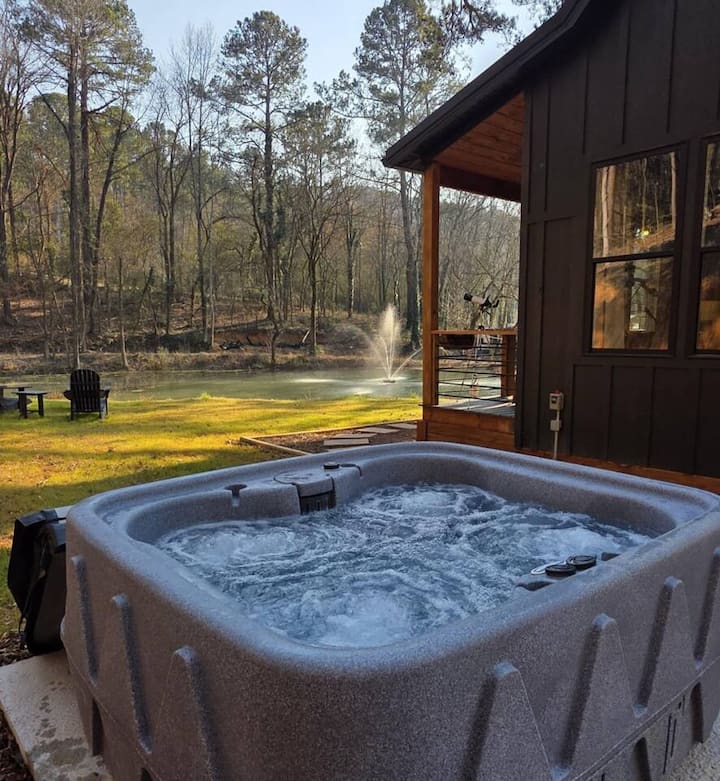 Private hot tub