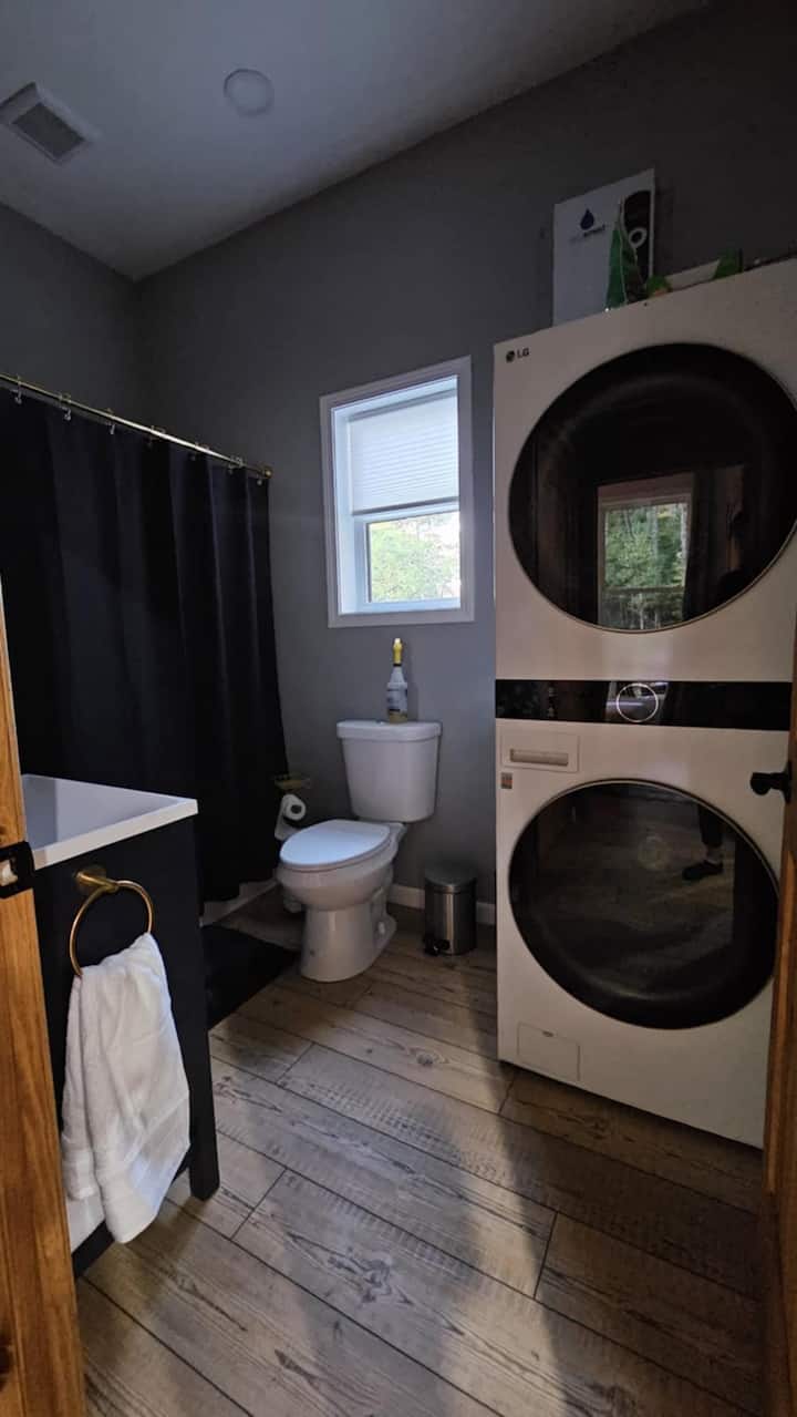 The outdoor spaces Chris built at Hidden Springs