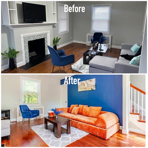 Renovated Retreat w/ King Bed, Parking, Near DC