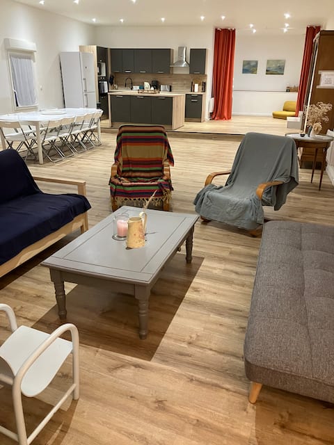 Warm loft, sleeps 14