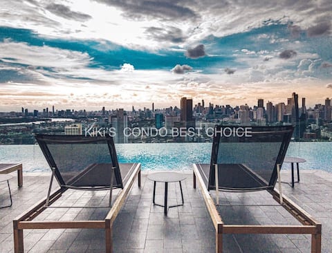 87 SQM-2B2B-Steps to BTS Ekkamai-Infinity Pool&Gym