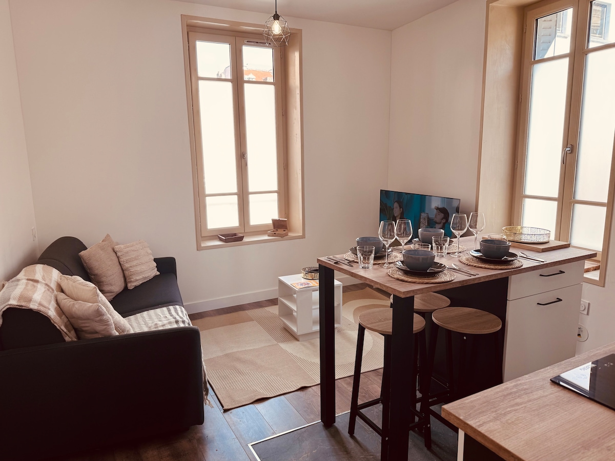 Erfolgreiche Airbnb-Immobilie: Urban Nest - Hypercentre in Clermont Ferrand