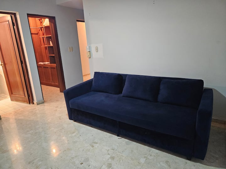 Pohodlná rozkladacia pohovka s matracom 