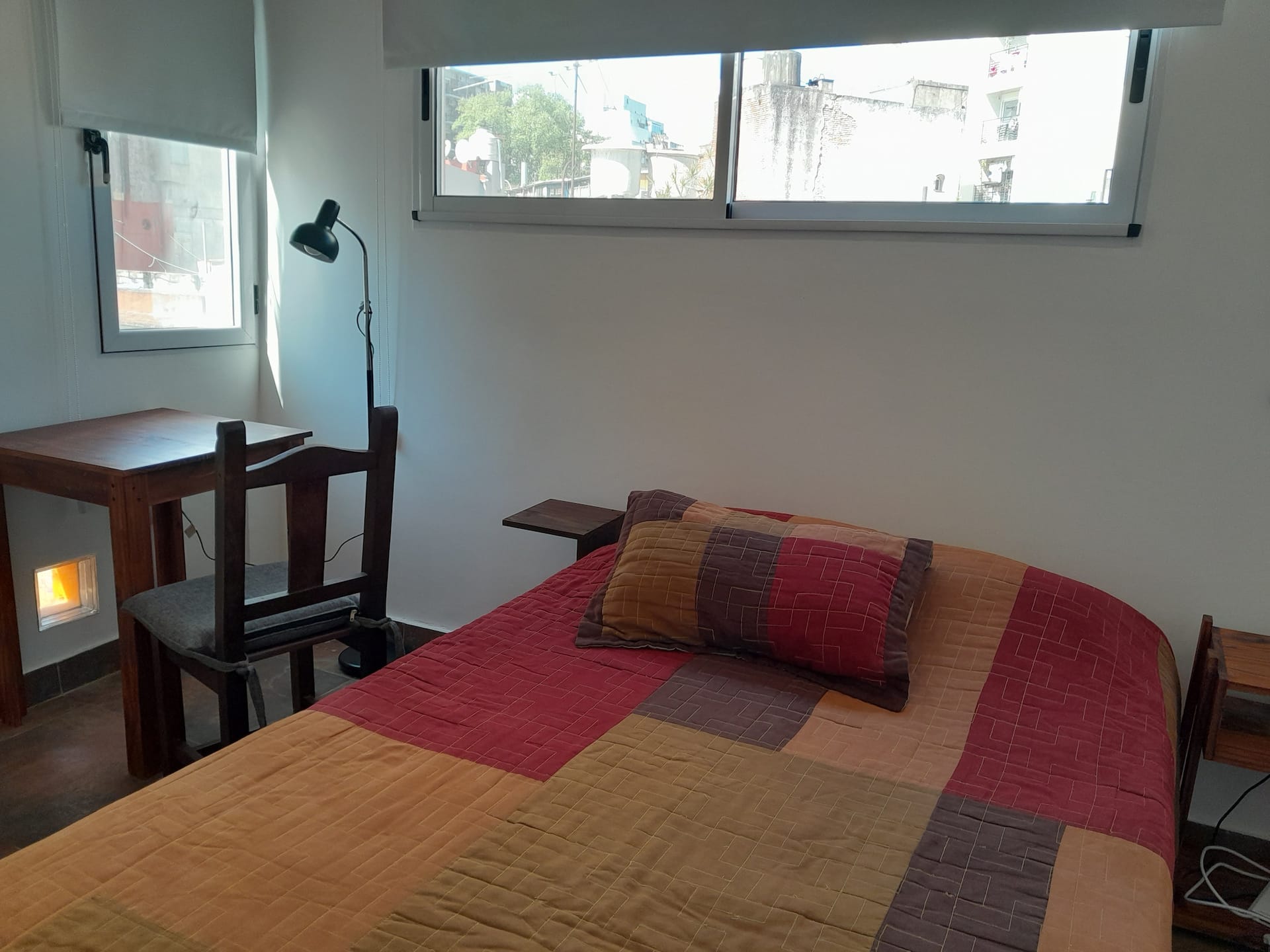 Room with bathroom on terrace