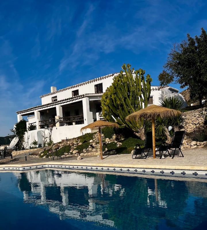 Cortijo Met Privézwembad En Panoramisch Bergzicht - Sorbas