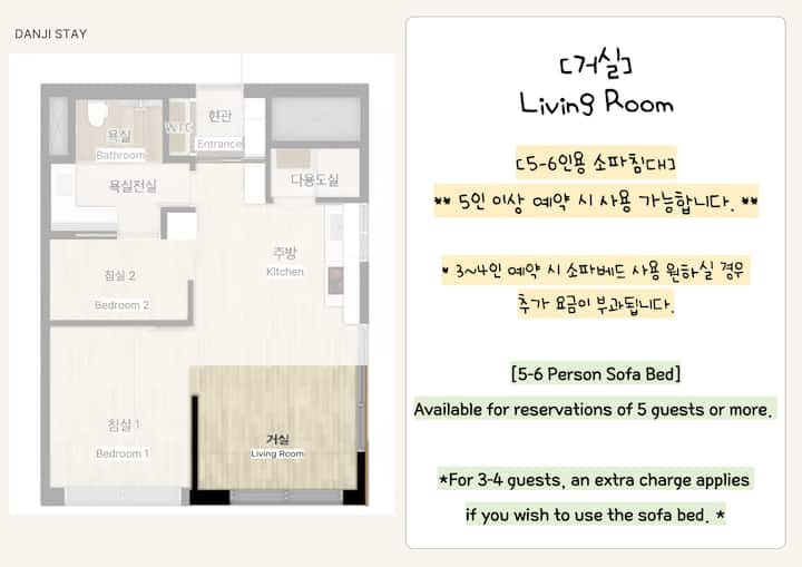 Área de la habitación