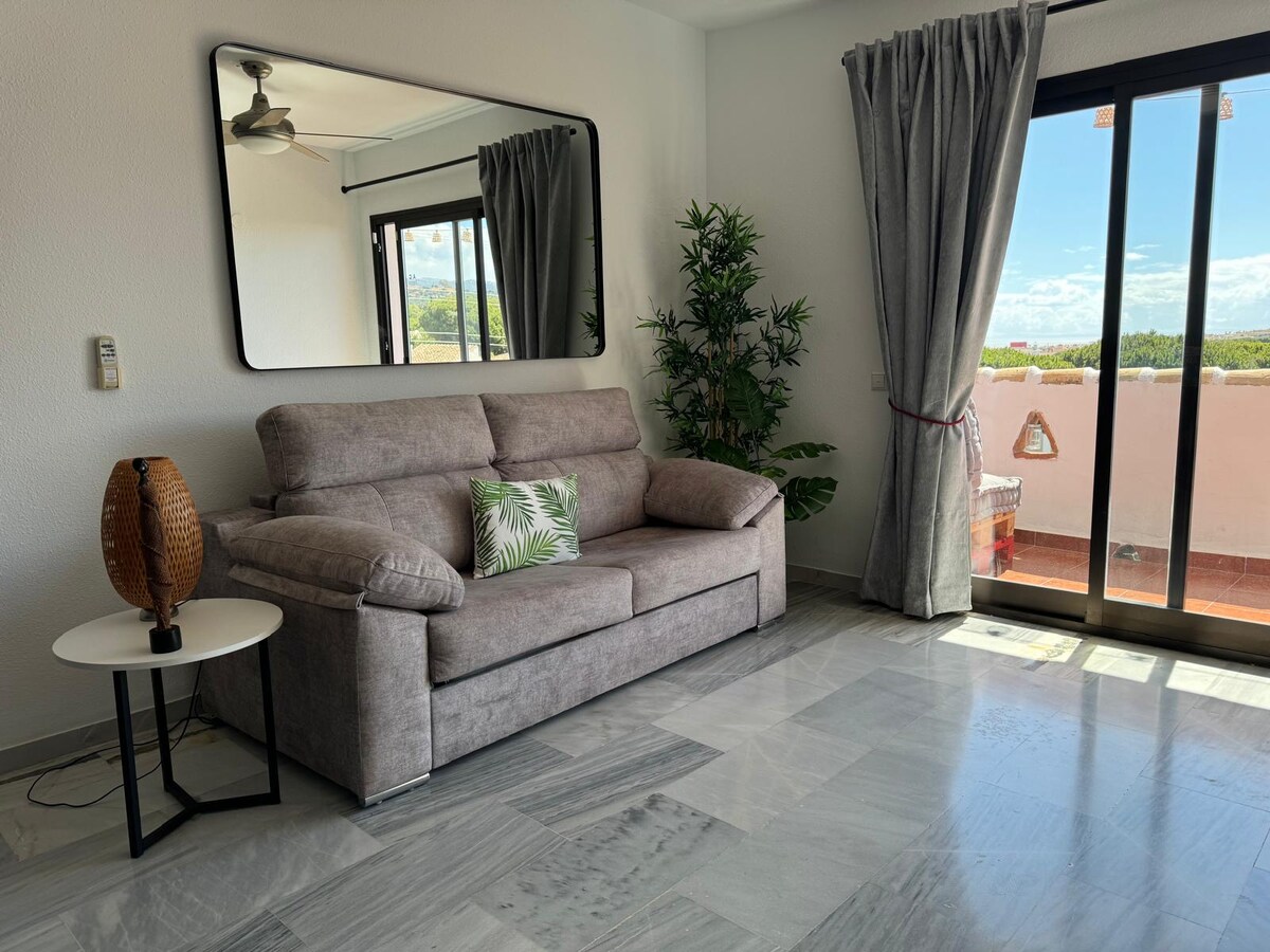 Popular Airbnb listing: Beachside Haven with Pool & Sea Views Marbella in Mijas