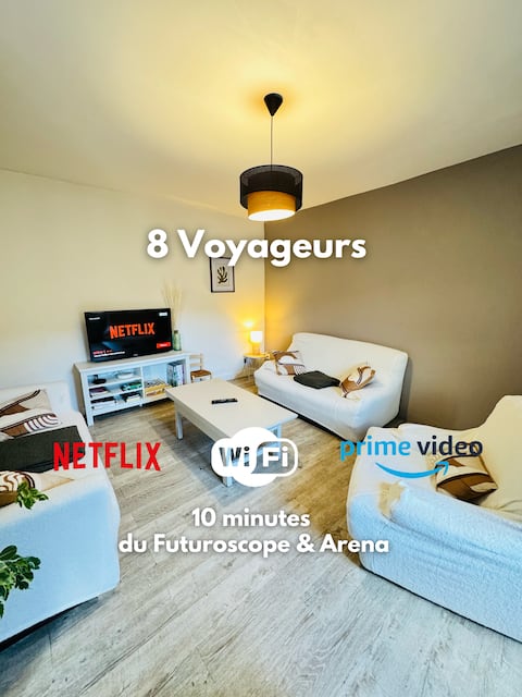 Townhouse 10 minutes from the futuroscope