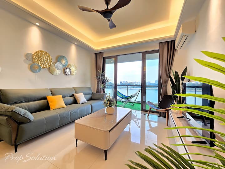 Full Seaview 3br Johor Bahru Ciq 9-10 Pax - Johor Bahru