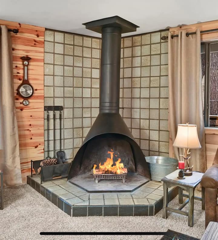 Twnfx: King Bed + Ev + Lake + Ski Cabin + Fire Pit - Arnold, CA