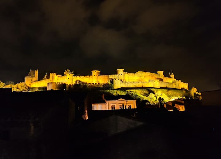 Le Panorama De La Cité Médiévale- Clim- 4 Pers - Carcassonne