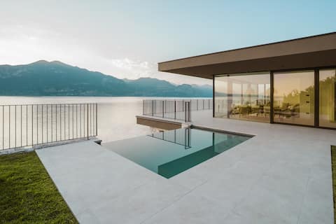 LUXE VISTA Lakeside Villa Brenzone w. private pool