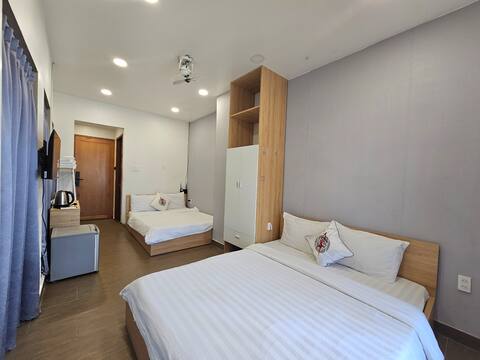 Rooftop hotel room 25m2 with loggia, terrace