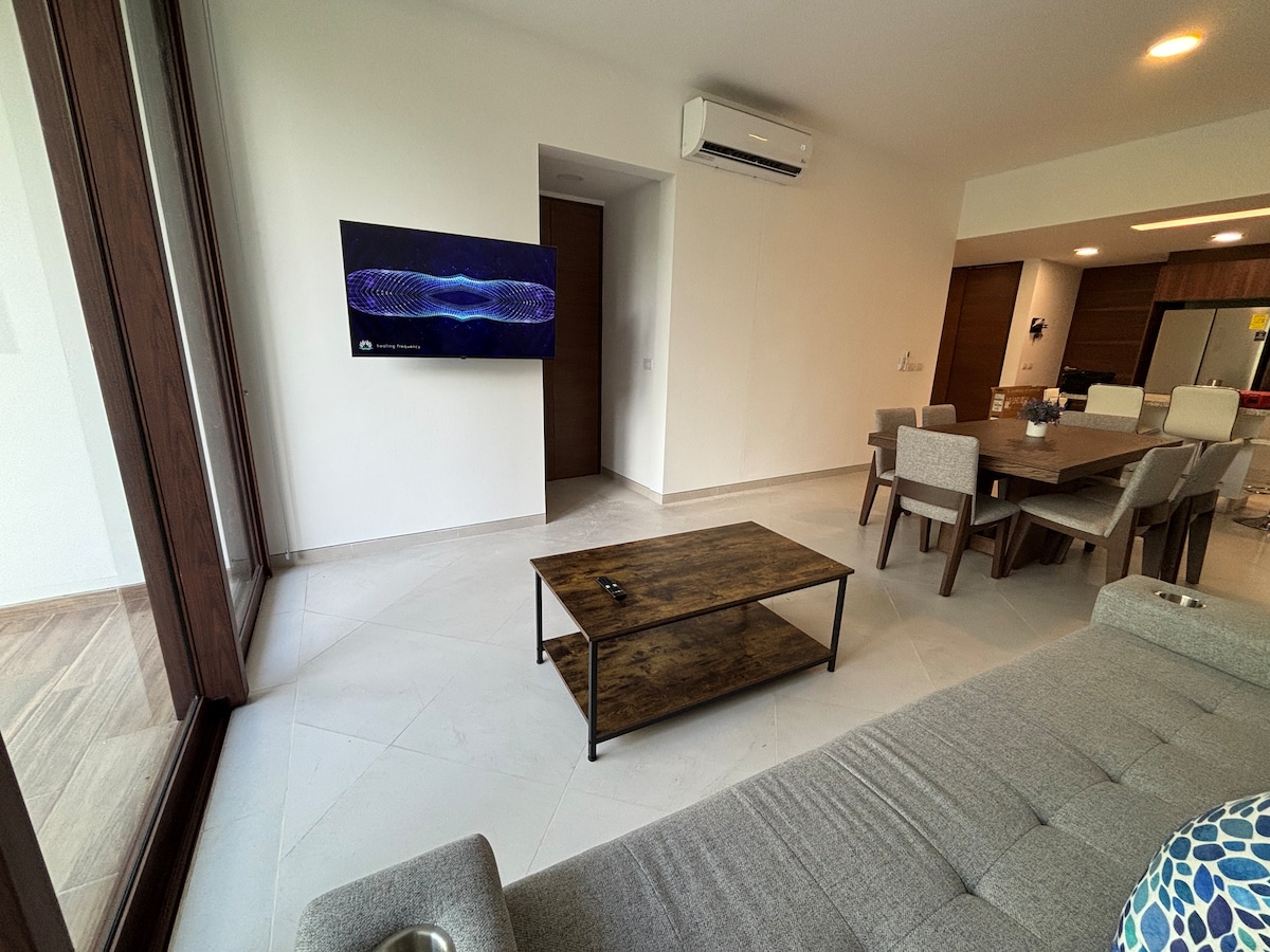 Anuncio de Airbnb popular: 8 pax Mayakoba departamento new en Selvamar